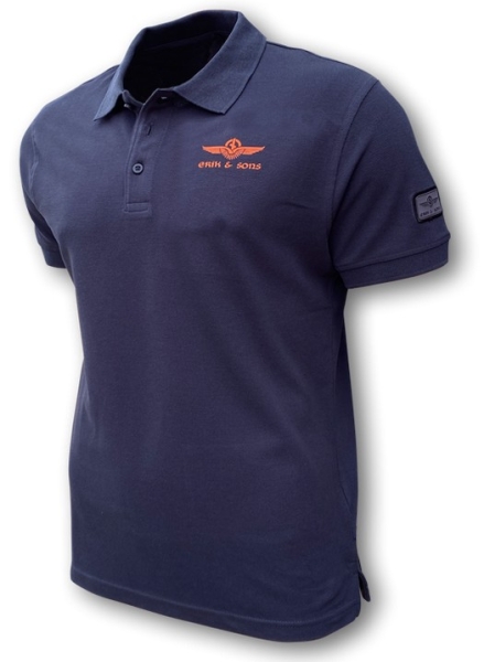 Erik & Sons - Polo - AURLAND - navy