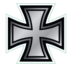 PVC Aufkleber - Eisernes Kreuz