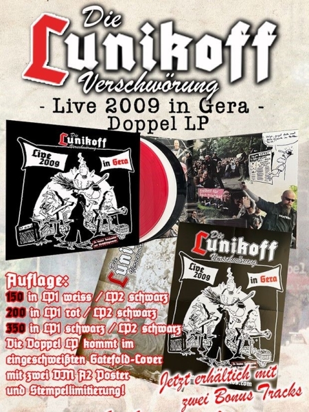 Lunikoff - Live 2009 in Gera - Doppel LP Lunikoff - Live 2009 in Gera - Doppel LP