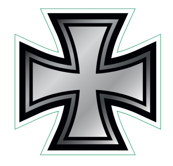 PVC Aufkleber - Eisernes Kreuz PVC Aufkleber - Eisernes Kreuz