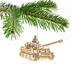 Julfest - Weihnachtsbaumschmuck - Tiger Panzer - 5er Pack Julfest - Weihnachtsbaumschmuck - Tiger Panzer - 5er Pack
