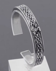 Armspange - Thors Hammer - Stolzer Germane - silber Optik Armspange - Thors Hammer - Stolzer Germane - silber Optik