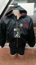 Harrington Jacke - Division Deutschland - mit Kapuze - schwarz Harrington Jacke - Division Deutschland - mit Kapuze - schwarz