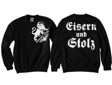 Pullover - Eiserner Löwe - Eisern und Stolz - schwarz Pullover - Eiserner Löwe - Eisern und Stolz - schwarz