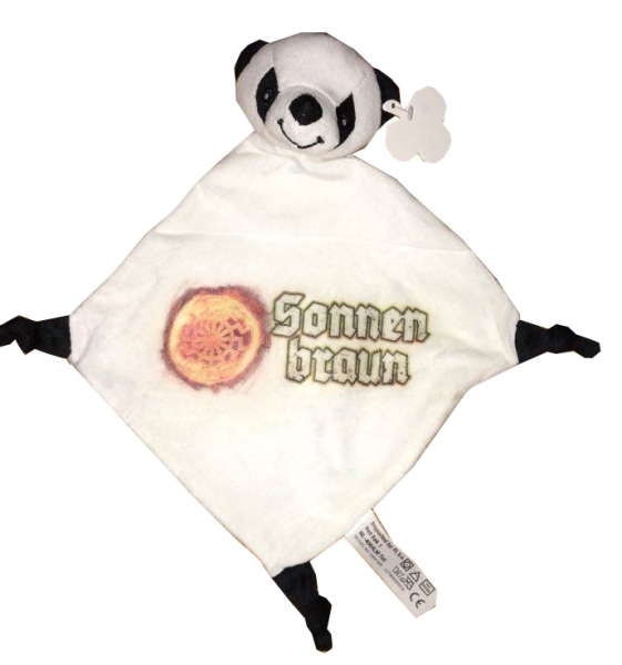 Schnuffeltuch Panda - Sonnenbraun