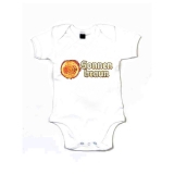 Baby-Bodie - Sonnenbraun - weiß Baby-Bodie - Sonnenbraun - weiß