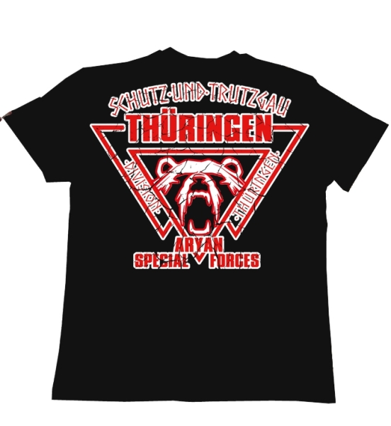 Premium Shirt - Division Thüringen - Aryan Special Forces - schwarz Premium Shirt - Division Thüringen - Aryan Special Forces - schwarz