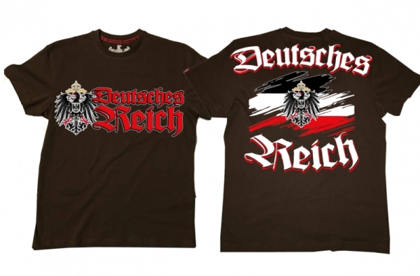 Premium Shirt - Deutsches Reich - braun Premium Shirt - Deutsches Reich - braun