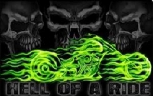 Fahne - Biker - Hell of a Ride (181) Fahne - Biker - Hell of a Ride (181)