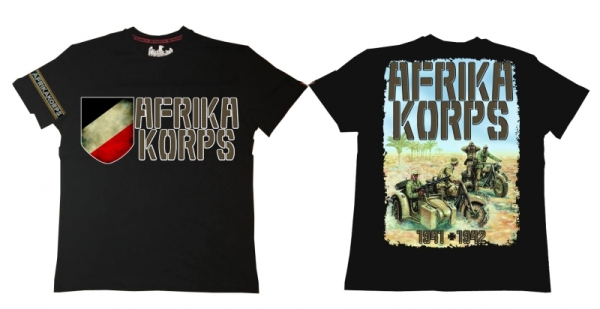 Premium Shirt - Afrika Korps - schwarz Premium Shirt - Afrika Korps - schwarz