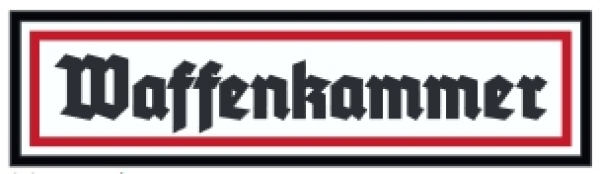 Emailleschild - Waffenkammer Emailleschild - Waffenkammer