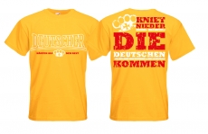Frauen T-Shirt - Deutscher - Härter als der Rest - gelb Frauen T-Shirt - Deutscher - Härter als der Rest - gelb