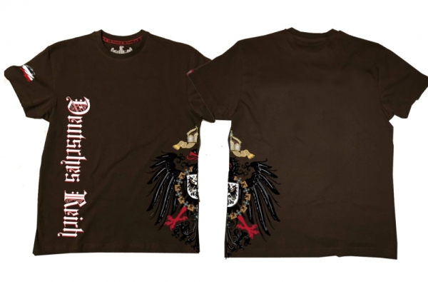 Premium Shirt - alter Reichsadler - Deutsches Reich - braun Premium Shirt - alter Reichsadler - Deutsches Reich - braun