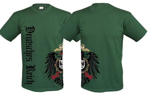 T-Hemd - alter Reichsadler - Deutsches Reich - flaschengrün T-Hemd - alter Reichsadler - Deutsches Reich - flaschengrün