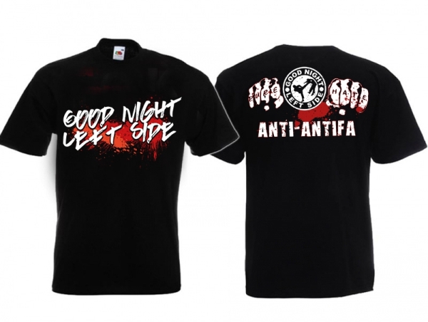Frauen T-Shirt - Good Night Left Side - Anti-Antifa Frauen T-Shirt - Good Night Left Side - Anti-Antifa