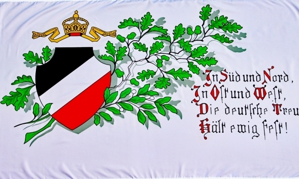 Fahne - Deutsches Reich - In Süd und Nord (263) Fahne - Deutsches Reich - In Süd und Nord (263)