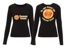 Frauen - Sweatshirt - Sonnenbraun - schwarz Frauen - Sweatshirt - Sonnenbraun - schwarz