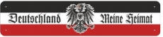 Blechschild - Deutschland - Meine Heimat - XXL-Version - D76 (362) Blechschild - Deutschland - Meine Heimat - XXL-Version - D76 (362)