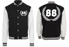 Frauen College Jacke - schwarz/weiß - 88 Frauen College Jacke - schwarz/weiß - 88