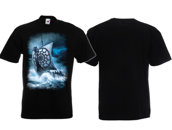 Frauen T-Shirt - Viking Rising - Motiv 2 Frauen T-Shirt - Viking Rising - Motiv 2
