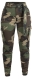 Frauen Hose - Army Pants - bestickt - woodland