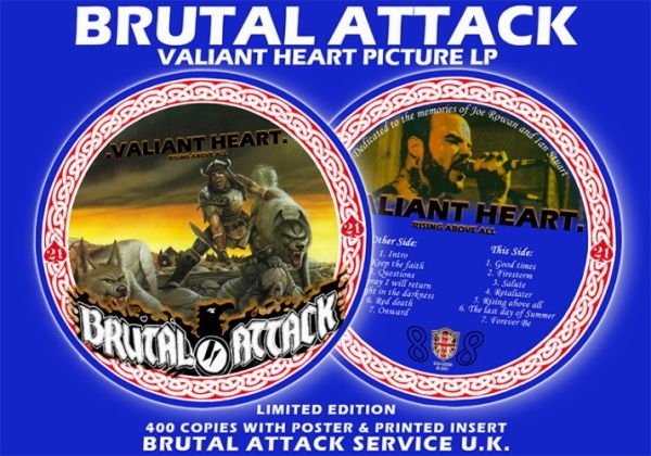 Brutal Attack – Valiant Heart - Picture LP