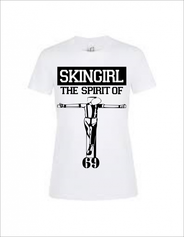 Partner T-Shirt - Skingirl - weiß