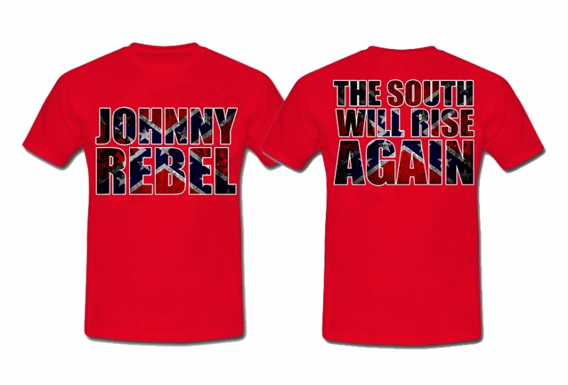 Frauen T-Shirt - Johnny Rebel - rot