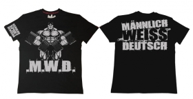 Premium Shirt - GSD - männlich/weiss/deutsch - schwarz Premium Shirt - GSD - männlich/weiss/deutsch - schwarz