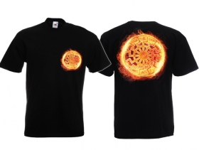 Frauen T-Shirt - Schwarze Sonne - brennend - Motiv 1 Frauen T-Shirt - Schwarze Sonne - brennend - Motiv 1