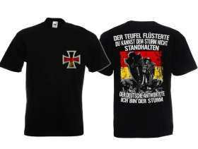 T-Hemd - Deutscher Sturm - schwarz-rot-gold T-Hemd - Deutscher Sturm - schwarz-rot-gold