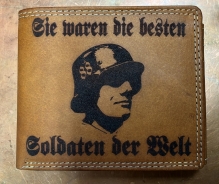 Leder Geldbeutel - Sie waren die besten Soldaten der Welt - Motiv 2 Leder Geldbeutel - Sie waren die besten Soldaten der Welt - Motiv 2