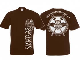 Frauen T-Shirt - Germanensturm - braun Frauen T-Shirt - Germanensturm - braun