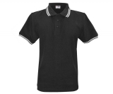Polo-Shirt - schwarz - grau