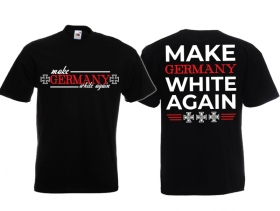 T-Hemd - Make Germany White Again - schwarz T-Hemd - Make Germany White Again - schwarz