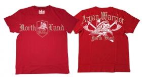 Premium Shirt - North Land - AW - Axmen - Motiv 1 - rot Premium Shirt - North Land - AW - Axmen - Motiv 1 - rot