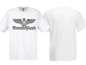 T-Hemd - Reichsadler - Deutschland - silber/weiss T-Hemd - Reichsadler - Deutschland - silber/weiss