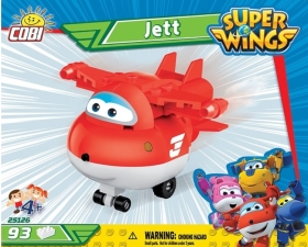Bausatz - Super Wings - Jett - klein Bausatz - Super Wings - Jett - klein