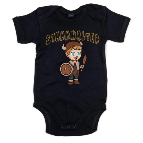Baby-Bodie - Stammhalter - schwarz Baby-Bodie - Stammhalter - schwarz