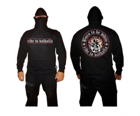 Ninja Kapuzenpullover - Born to be white - Ride to Valhalla Ninja Kapuzenpullover - Born to be white - Ride to Valhalla