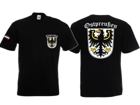 T-Hemd - Ostpreußen - schwarz T-Hemd - Ostpreußen - schwarz