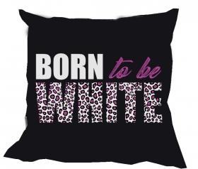 Kissen - Born to be White - Leopard - lila Kissen - Born to be White - Leopard - lila