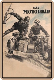 Blechschild - Das Motorrad - D99 (46) Blechschild - Das Motorrad - D99 (46)