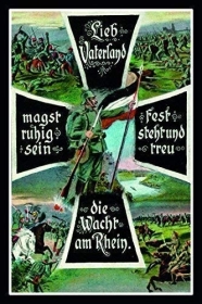 Blechschild - Die Wacht am Rhein - D95 (1) Blechschild - Die Wacht am Rhein - D95 (1)