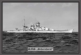 Blechschild - SMS Scharnhorst - 118 (75) Blechschild - SMS Scharnhorst - 118 (75)
