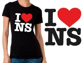 Frauen T-Shirt - I love NS Frauen T-Shirt - I love NS