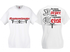 Frauen T-Shirt - Krankenschwester - weiß Frauen T-Shirt - Krankenschwester - weiß