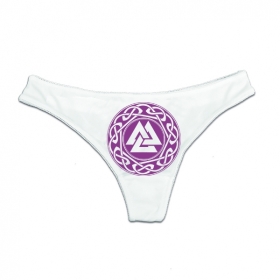 String Tanga - Picts Knoten - weiß/lila String Tanga - Picts Knoten - weiß/lila