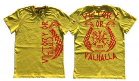 Premium Shirt - Victory or Valhalla - gelb Premium Shirt - Victory or Valhalla - gelb