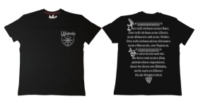 Premium Shirt - Walhalla - Brust klein - silber Premium Shirt - Walhalla - Brust klein - silber
